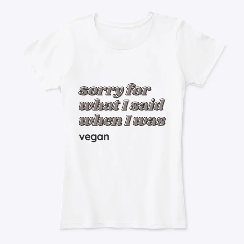 Sorry Vegan