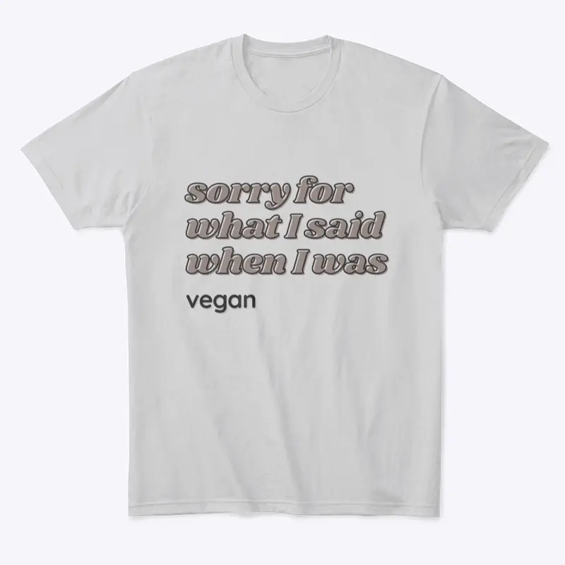 Sorry Vegan