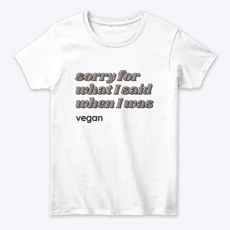 Sorry Vegan